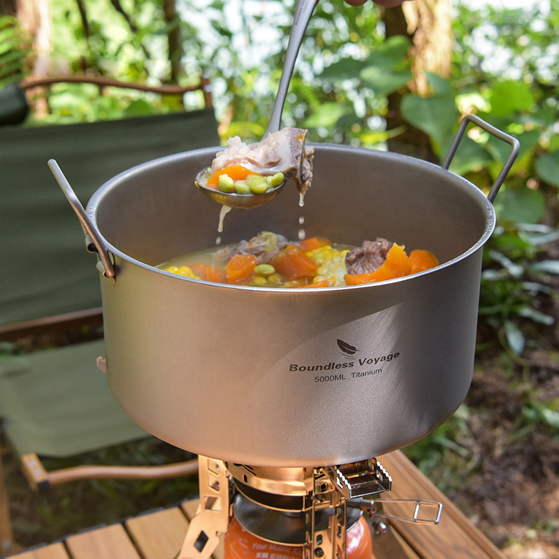 Home Cooking Cookbook - Boundless Voyage Titanium Pot 5.0L pentola
