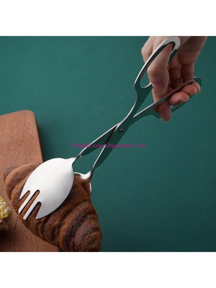 Home Cooking Service - 201 Pinze per alimenti in acciaio