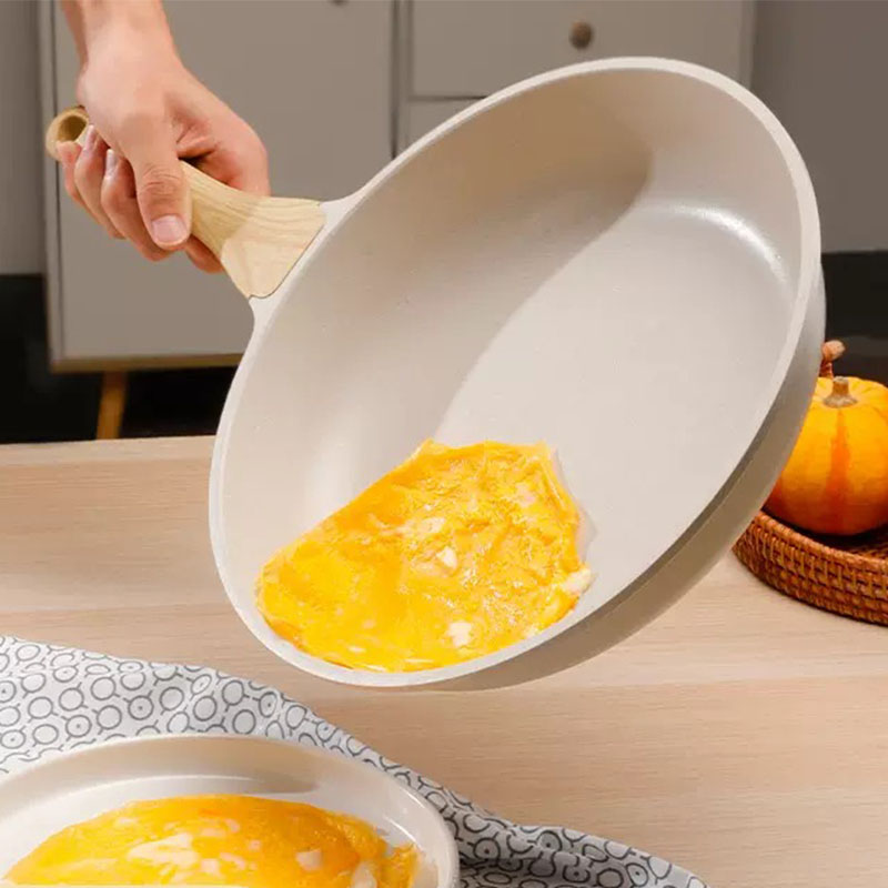 Home Cooking Cookbook - Padella Wok Antiaderente Durevole, Pentola in