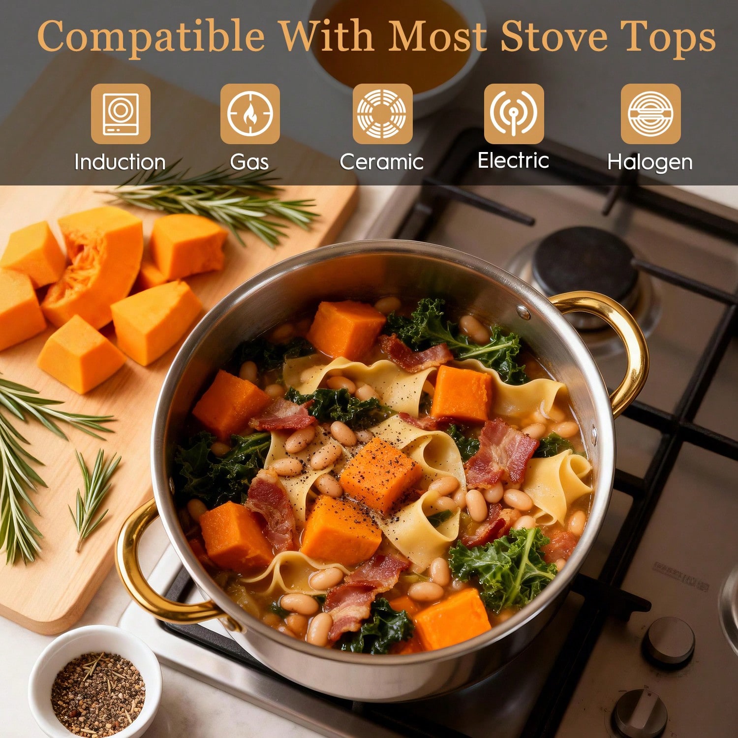 Set di pentole in acciaio inos - Home Cooking Cookbook recensione e prezzo
