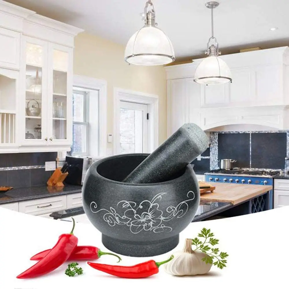 D16CMxH10CM Set mortaio e pest - Mortar Pestle Granite recensione e prezzo